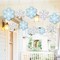 Big Dot of Happiness Hanging Winter Wonderland - Outdoor Hanging Decor - Snowflake Winter Wedding and Holiday Party Decorations - 10 Pieces